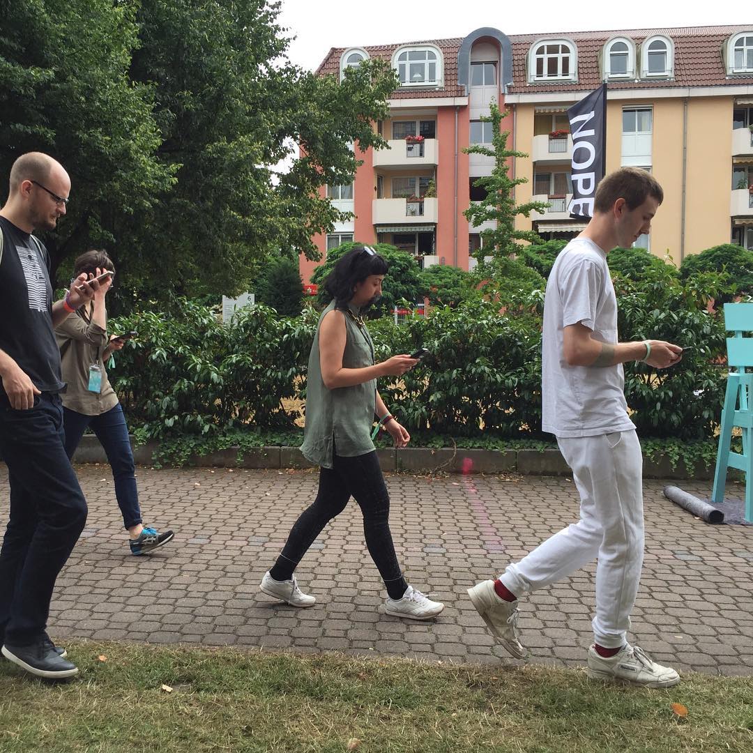 Social Media Meditation in Frankfurt